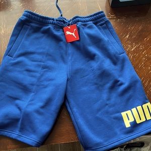 PUMA Big Fleece Logo 10" Shorts